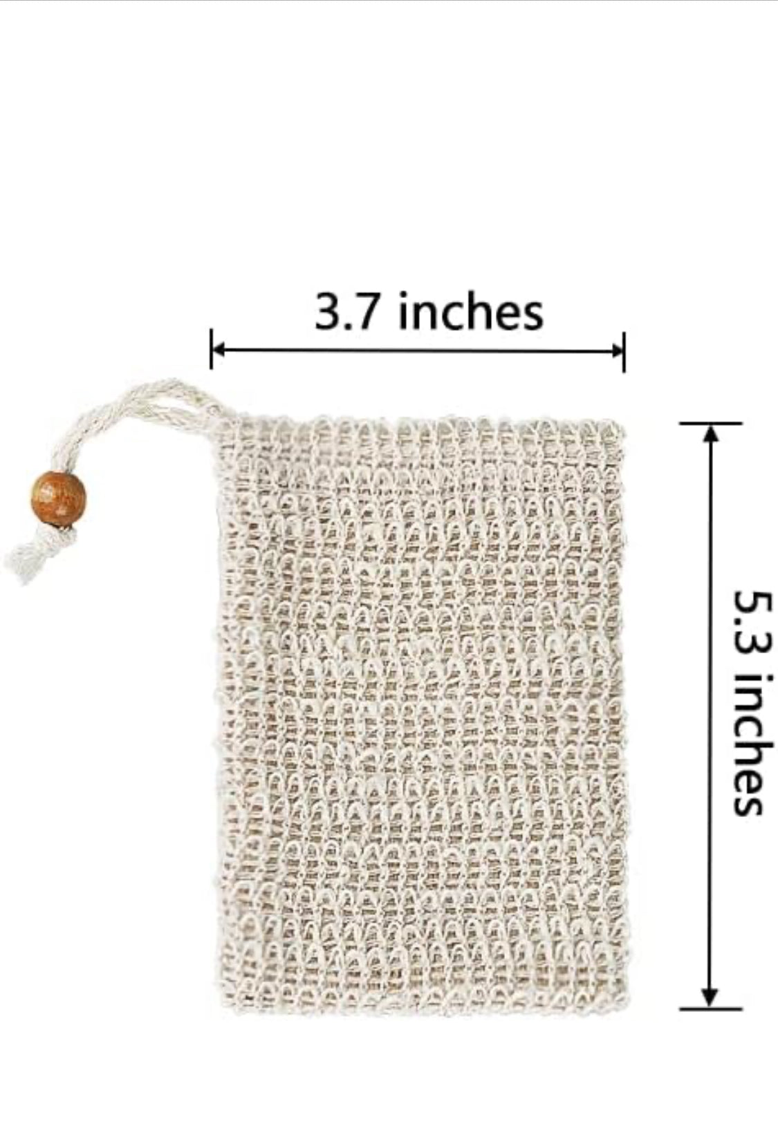 Exfoliating soap pouch