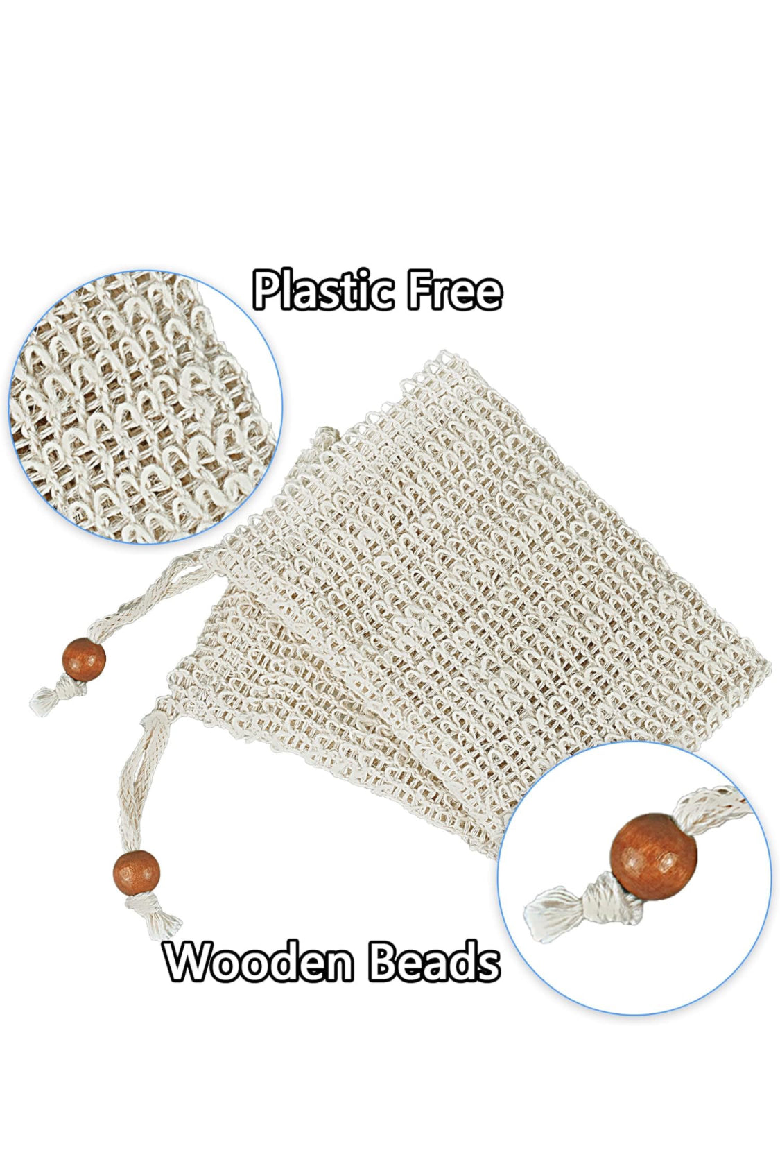 Exfoliating soap pouch