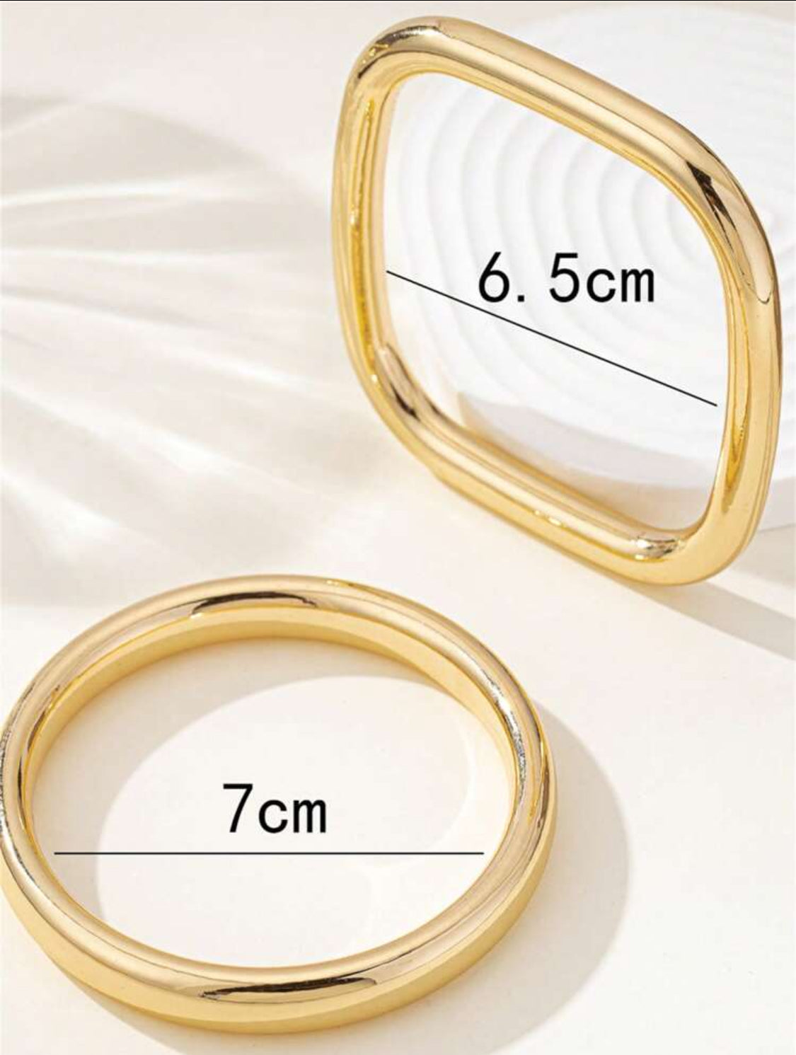 Star light bangle set of 2