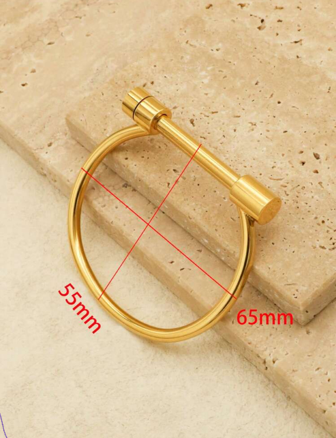 Stainless steel cuff bracelet