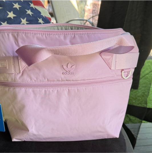 Adidas pink women travel bag