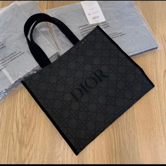 Dior black mesh bag