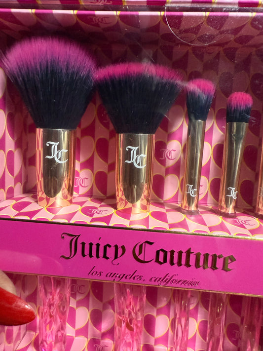 Juicy couture makeup brush set