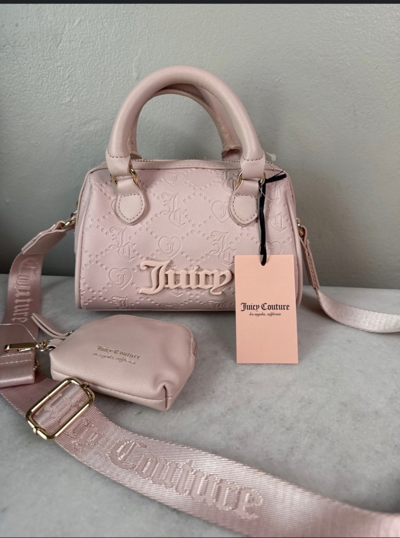 Juicy couture light pink mini bag