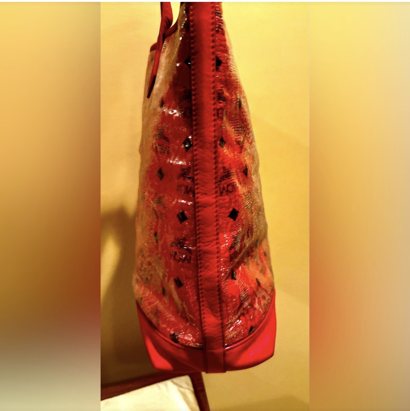 Mcm limited edition cherry tote(authentic)