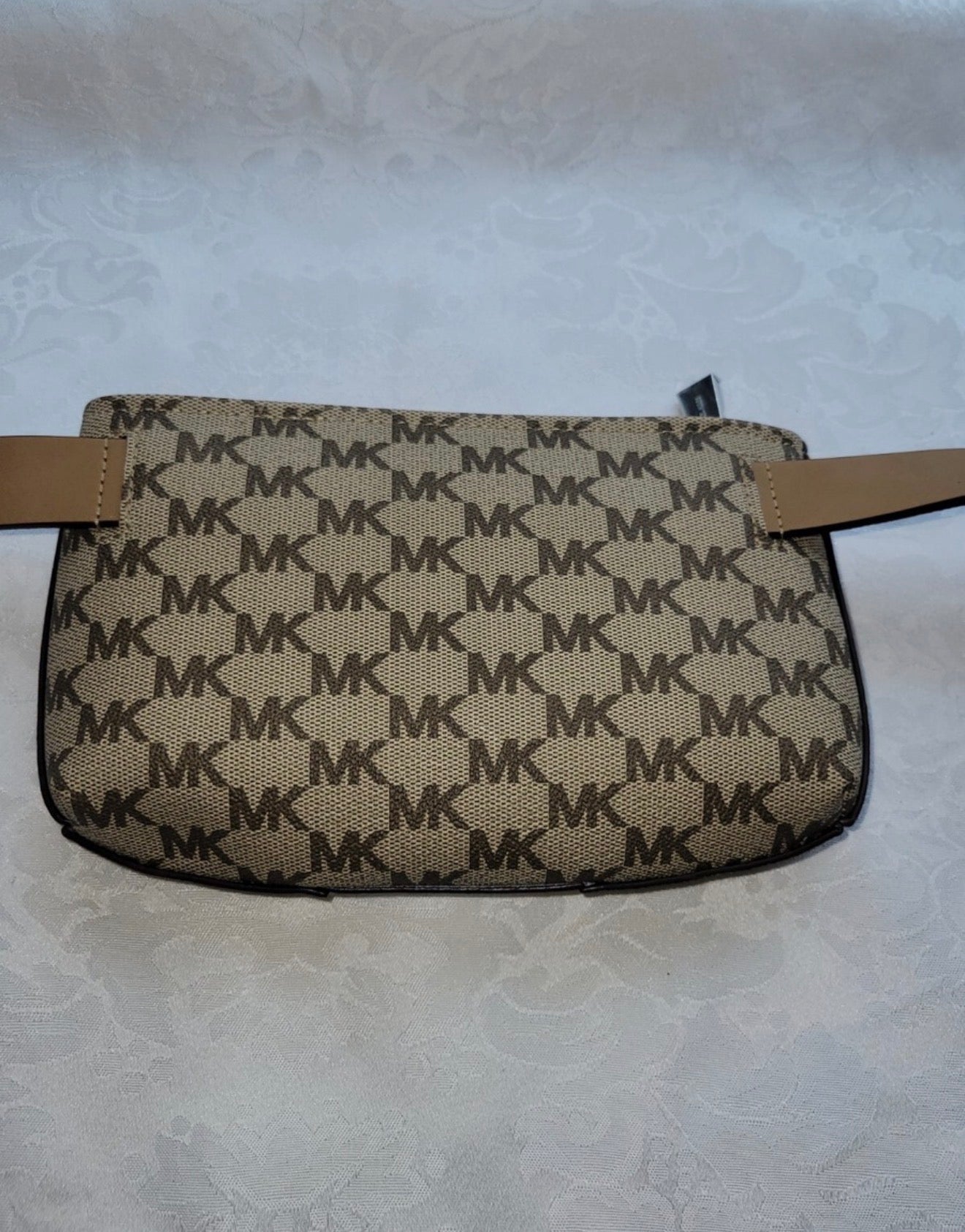 Michael Kors Adjustable Belt Bag Fanny Pack MK Signature Logo S/M Rare