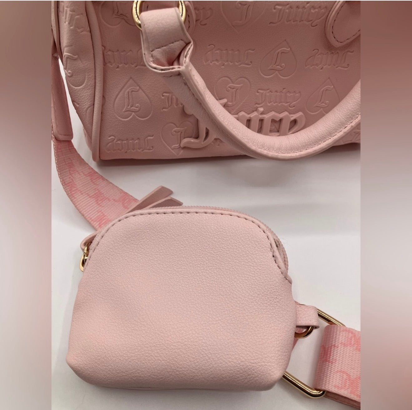 Juicy couture light pink mini bag
