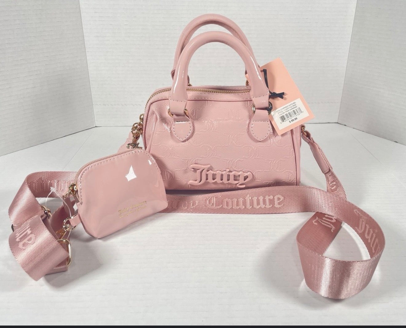 Juicy couture light pink mini bag