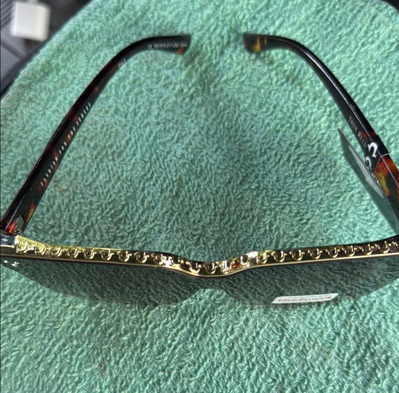 True Religion brown oversized glasses