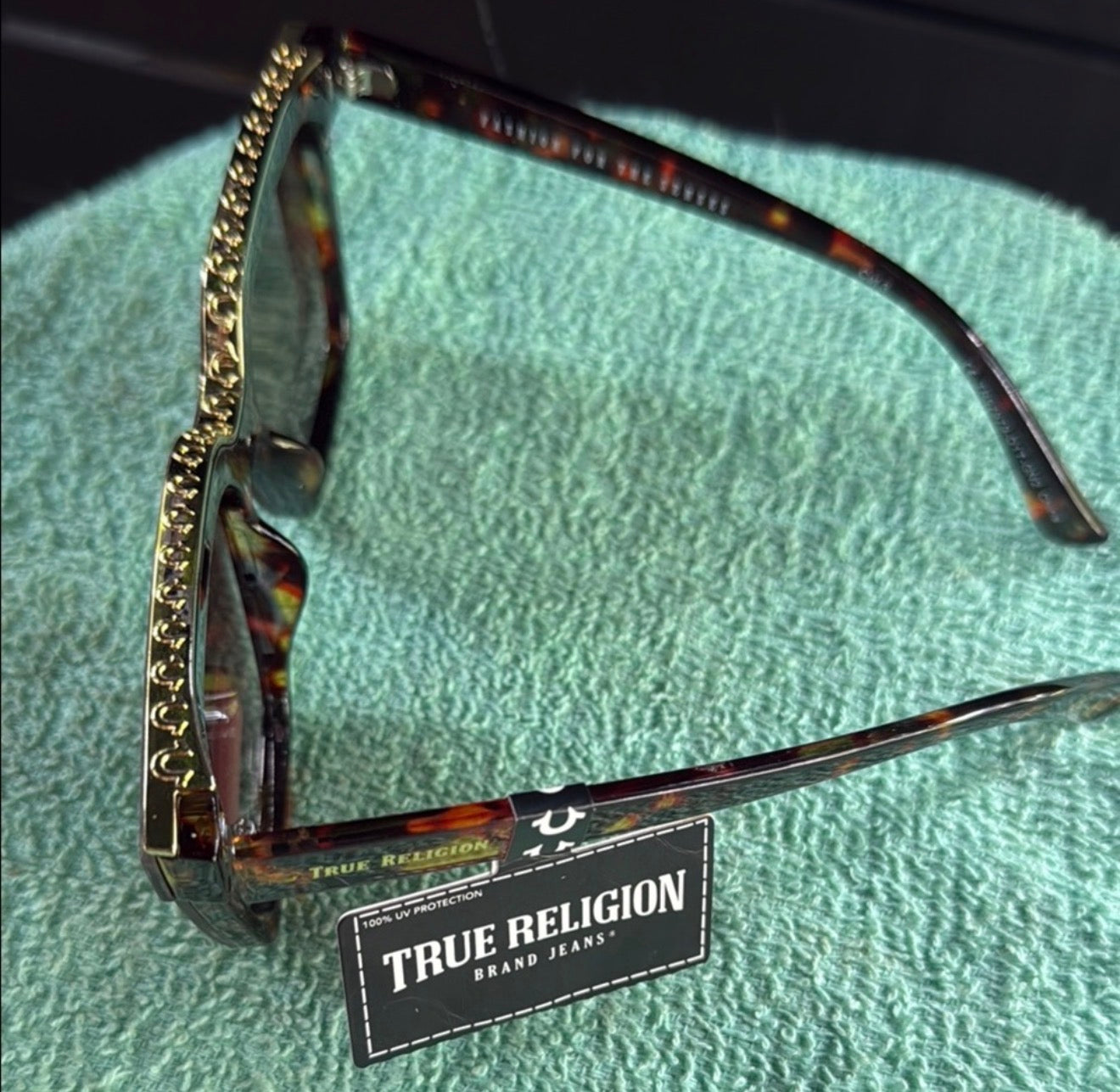 True Religion brown oversized glasses