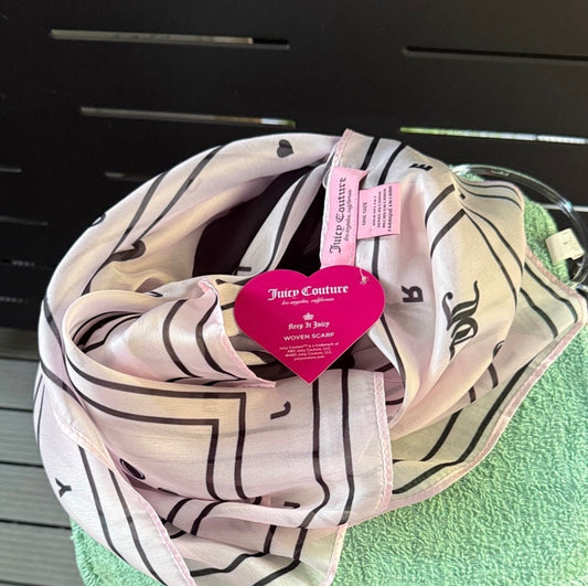 Juicy couture silk scarves