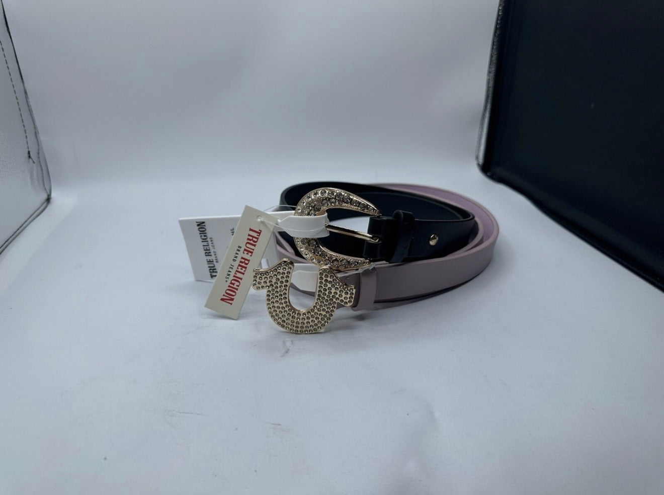 True religion pink belt