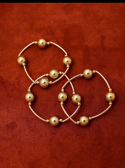 Vintage stackable bracelet set of 3