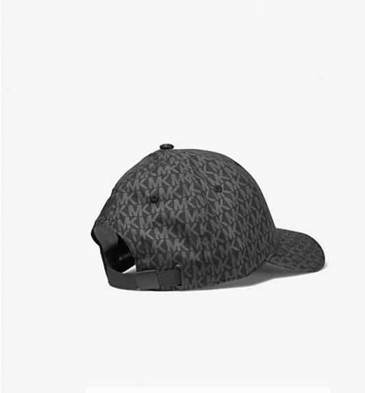 Michael kors black geometric pattern hat