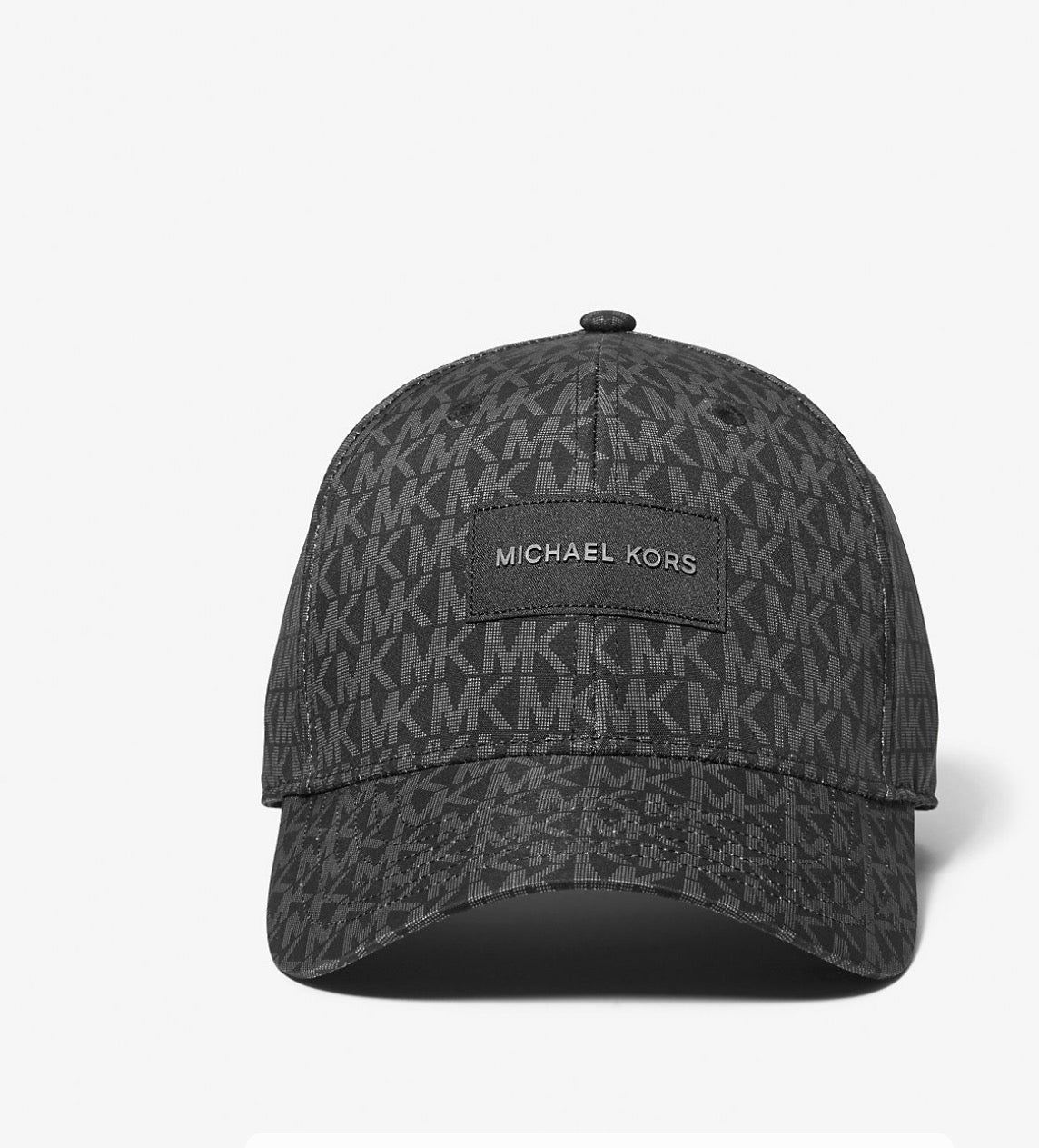 Michael kors black geometric pattern hat