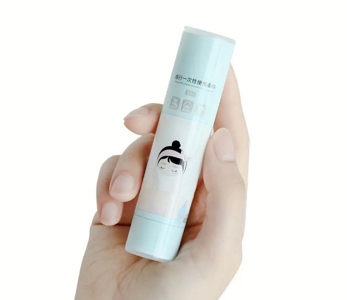 Disposable compress hand towel